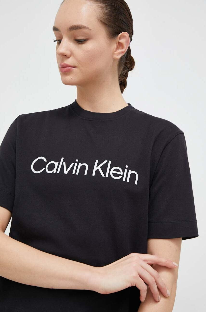Calvin Klein Performance Спортна тениска Effect в черно - Pepit.bg