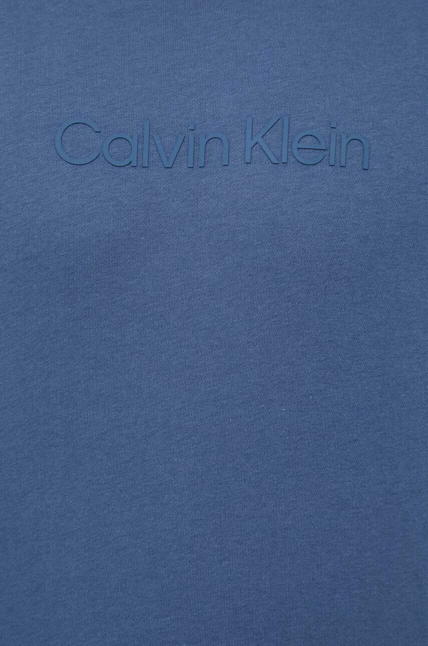 Calvin Klein Performance Суичър за трениране Essentials в синьо с принт - Pepit.bg