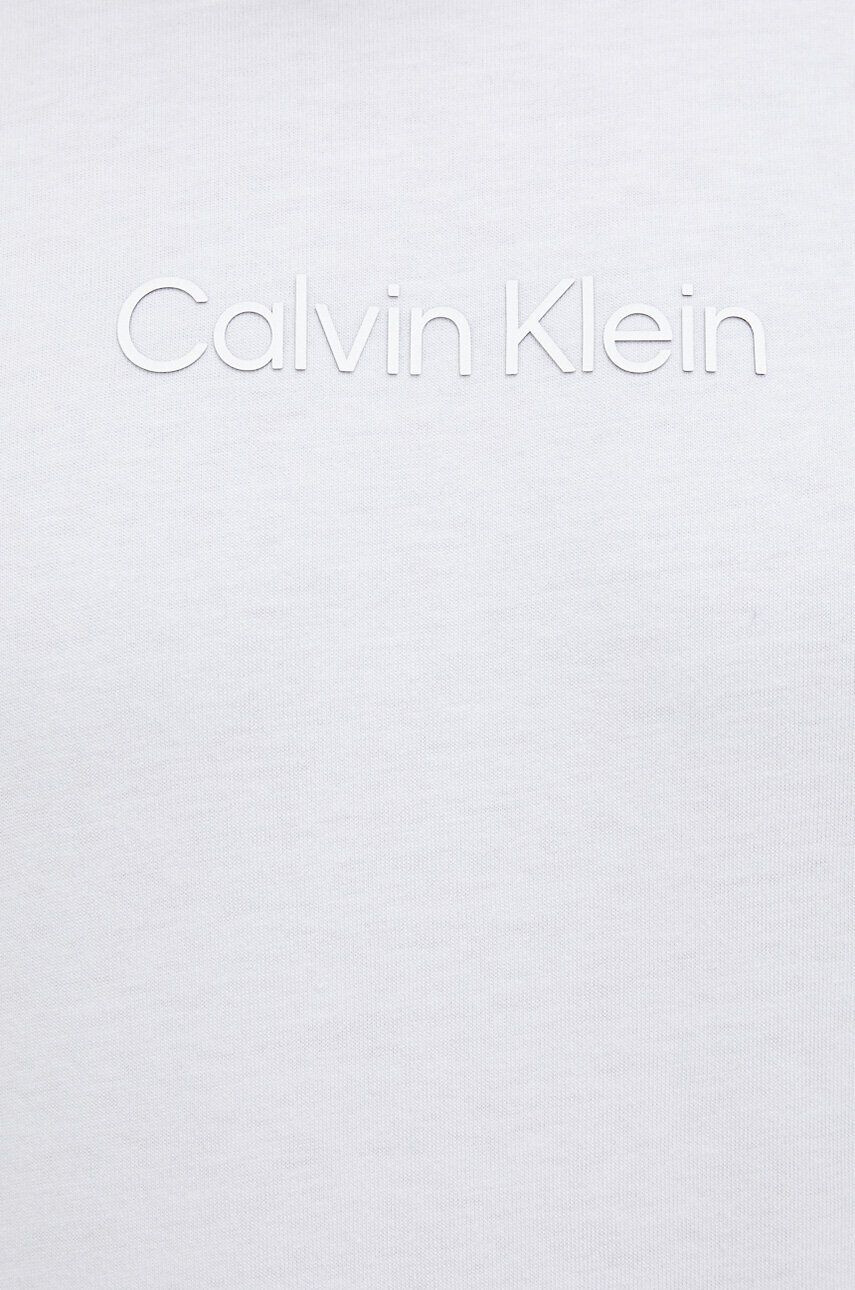 Calvin Klein Performance Тениска в бяло меланж на - Pepit.bg