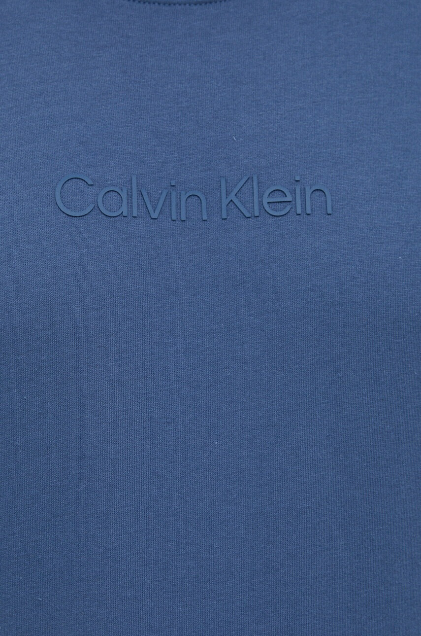 Calvin Klein Performance Тениска в синьо меланж на - Pepit.bg