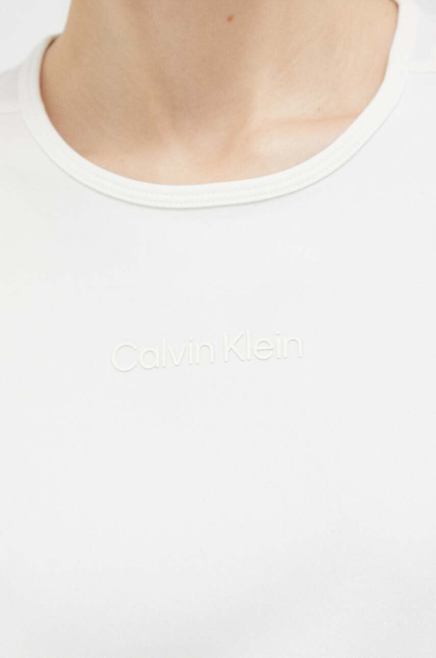 Calvin Klein Performance Тениска за трениране Essentials в бежово - Pepit.bg