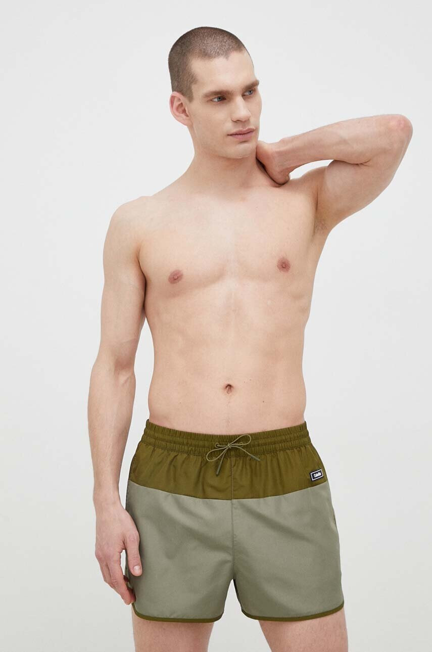 Calvin Klein Плувни шорти в зелено - Pepit.bg