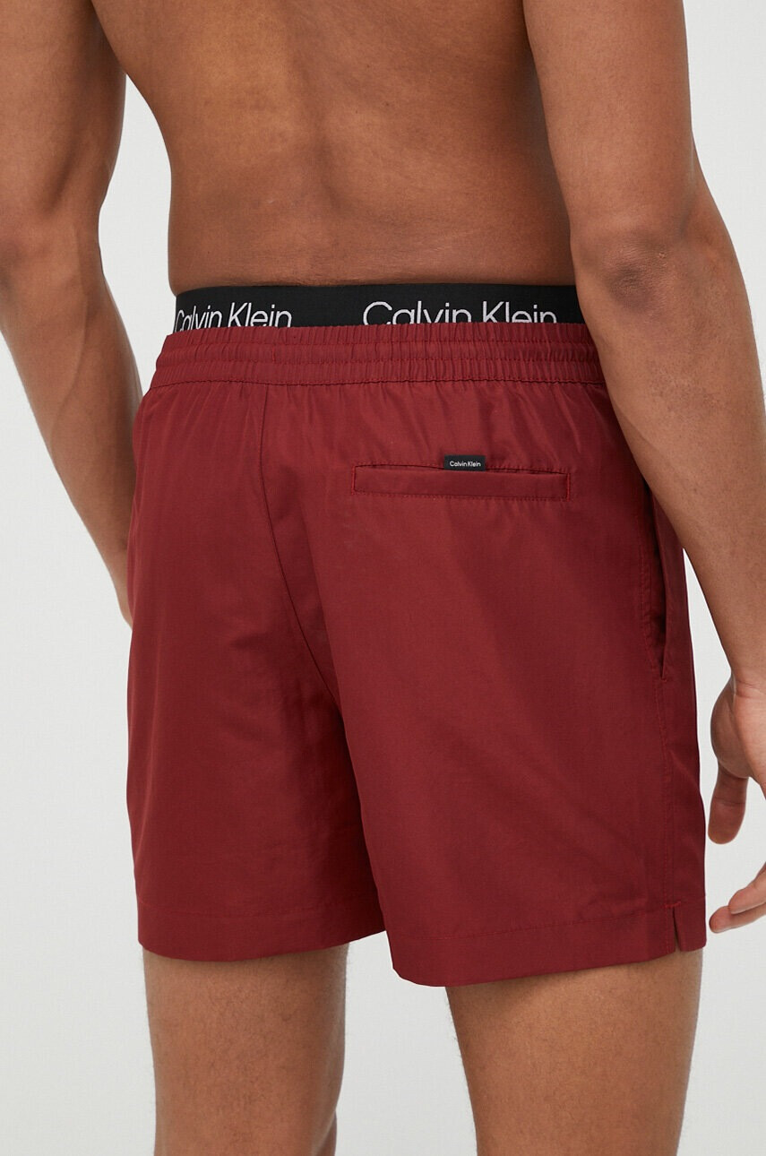 Calvin Klein Плувни шорти в червено - Pepit.bg