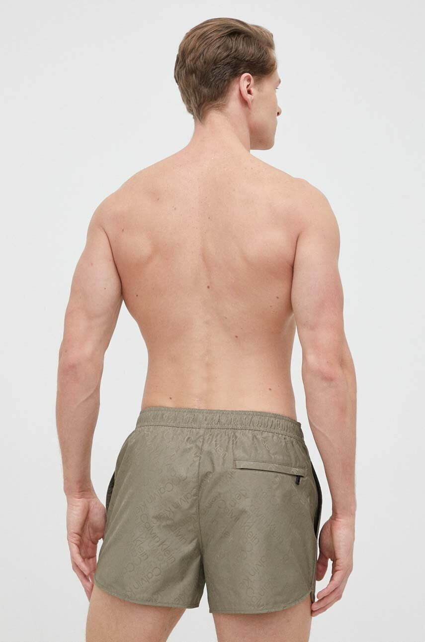 Calvin Klein Плувни шорти в зелено - Pepit.bg