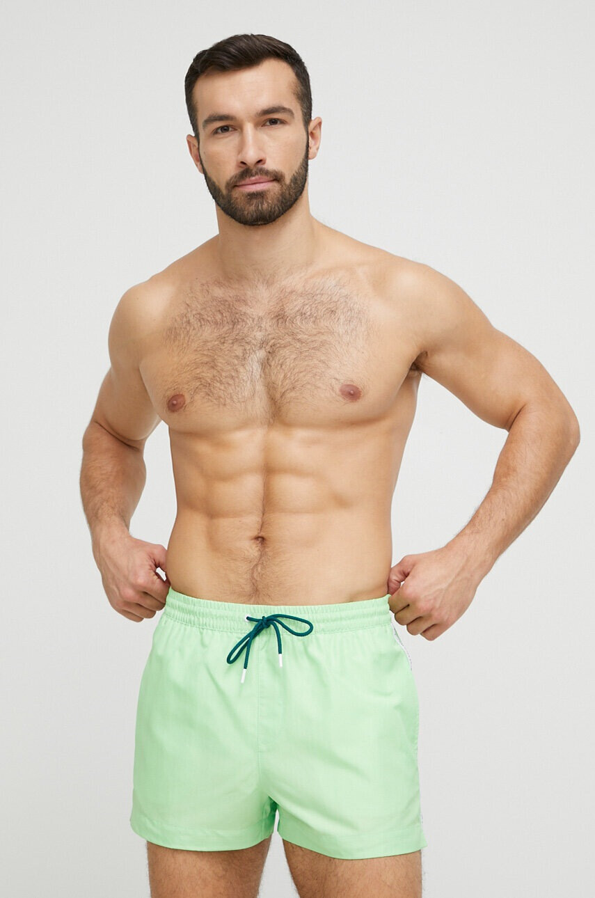 Calvin Klein Плувни шорти в зелено - Pepit.bg