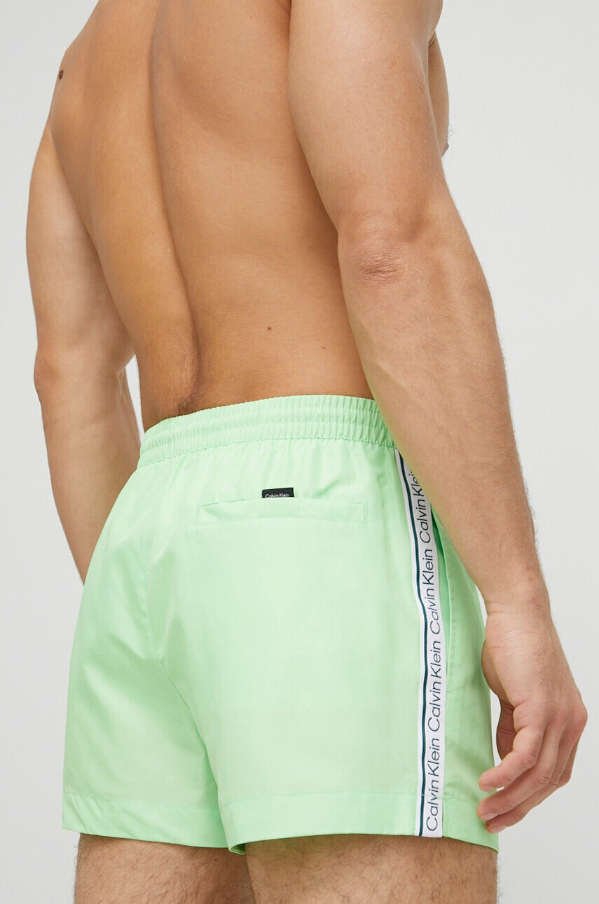 Calvin Klein Плувни шорти в зелено - Pepit.bg