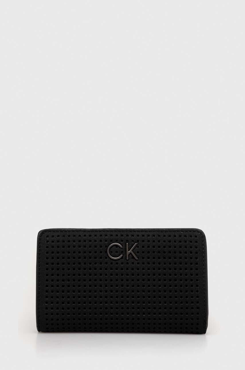 Calvin Klein Портфейл дамски в черно - Pepit.bg