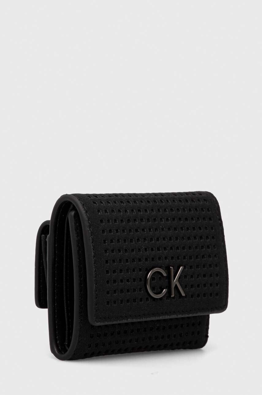 Calvin Klein Портфейл дамски в черно - Pepit.bg