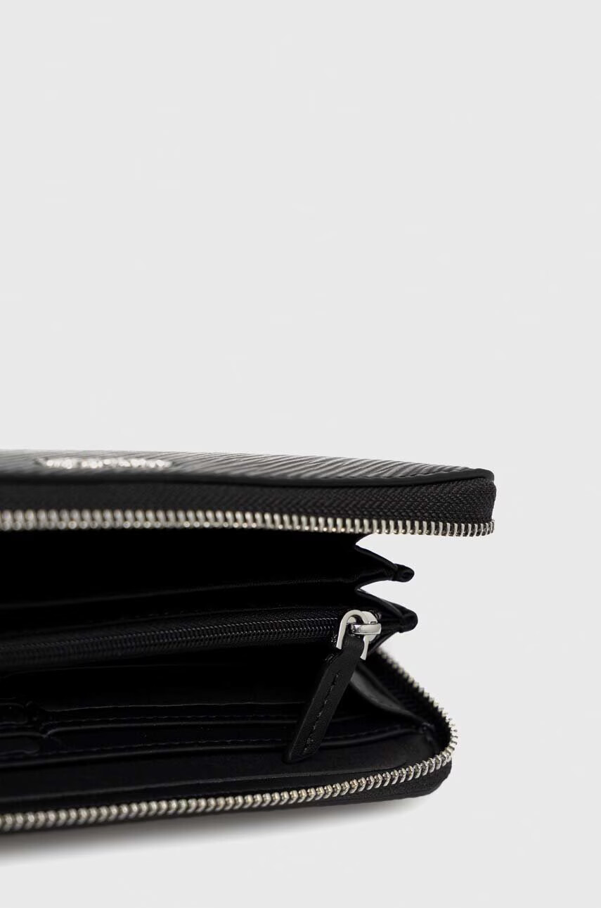 Calvin Klein Портмоне дамски в черно - Pepit.bg