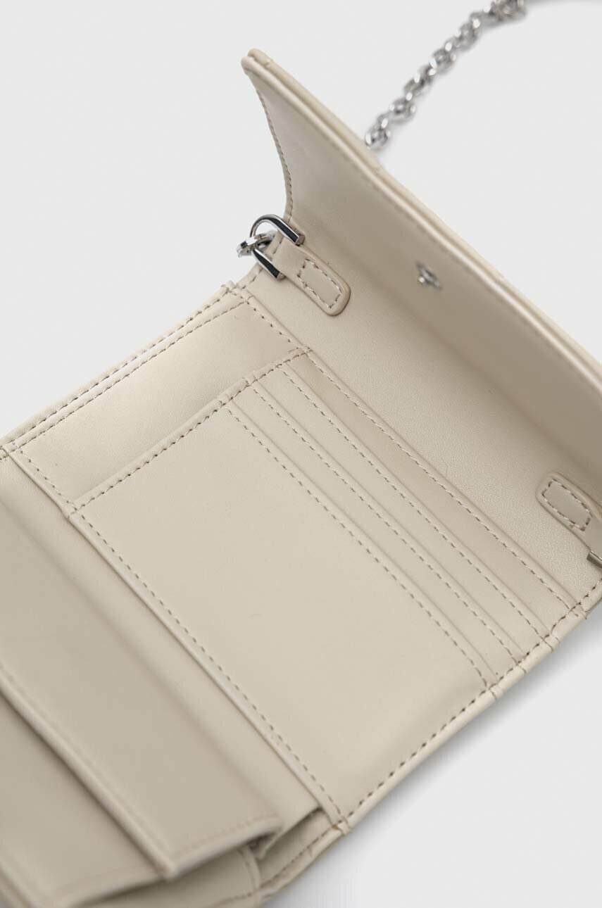 Calvin Klein Портмоне дамски в бежово - Pepit.bg