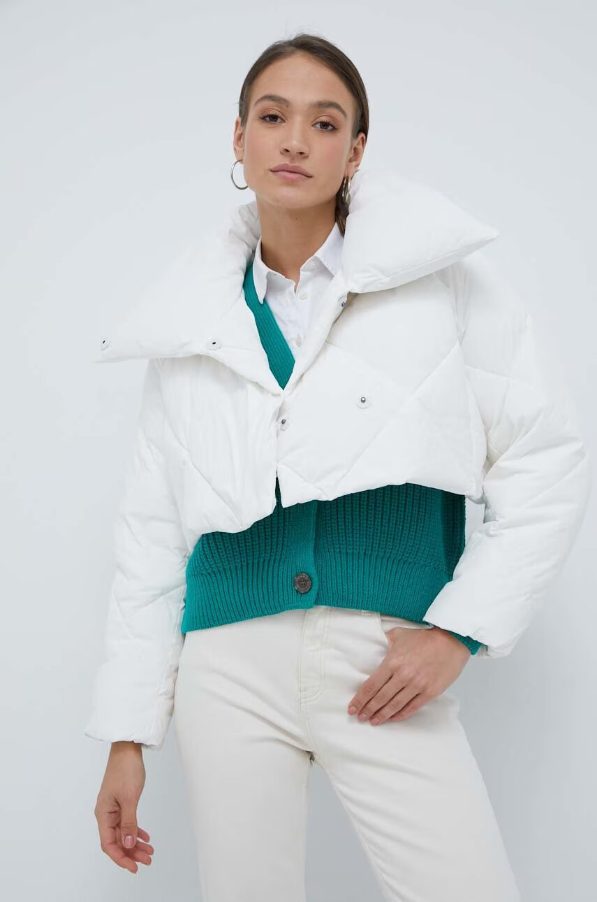 Calvin Klein Пухено яке в зелено със зимна изолация - Pepit.bg