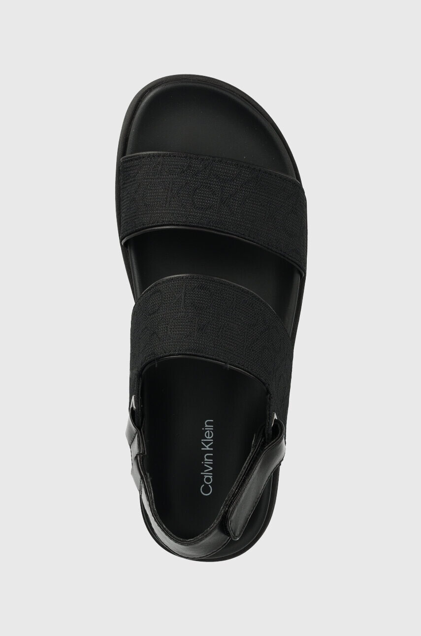 Calvin Klein Сандали ADJ SANDAL W/HW - JQ в черно HW0HW01491 - Pepit.bg