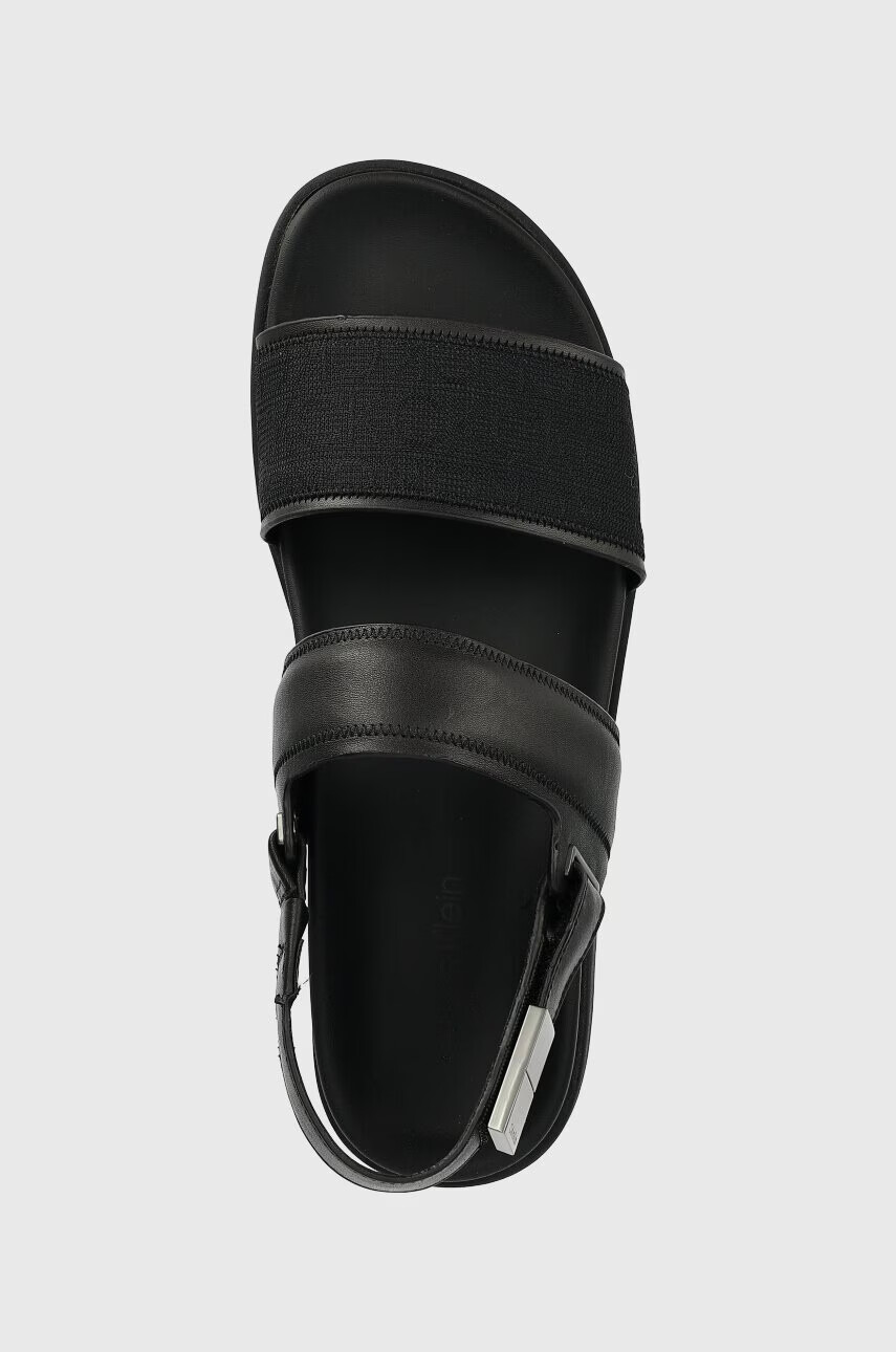 Calvin Klein Сандали BACK STRAP SANDAL MONO JQ в черно HM0HM00970 - Pepit.bg