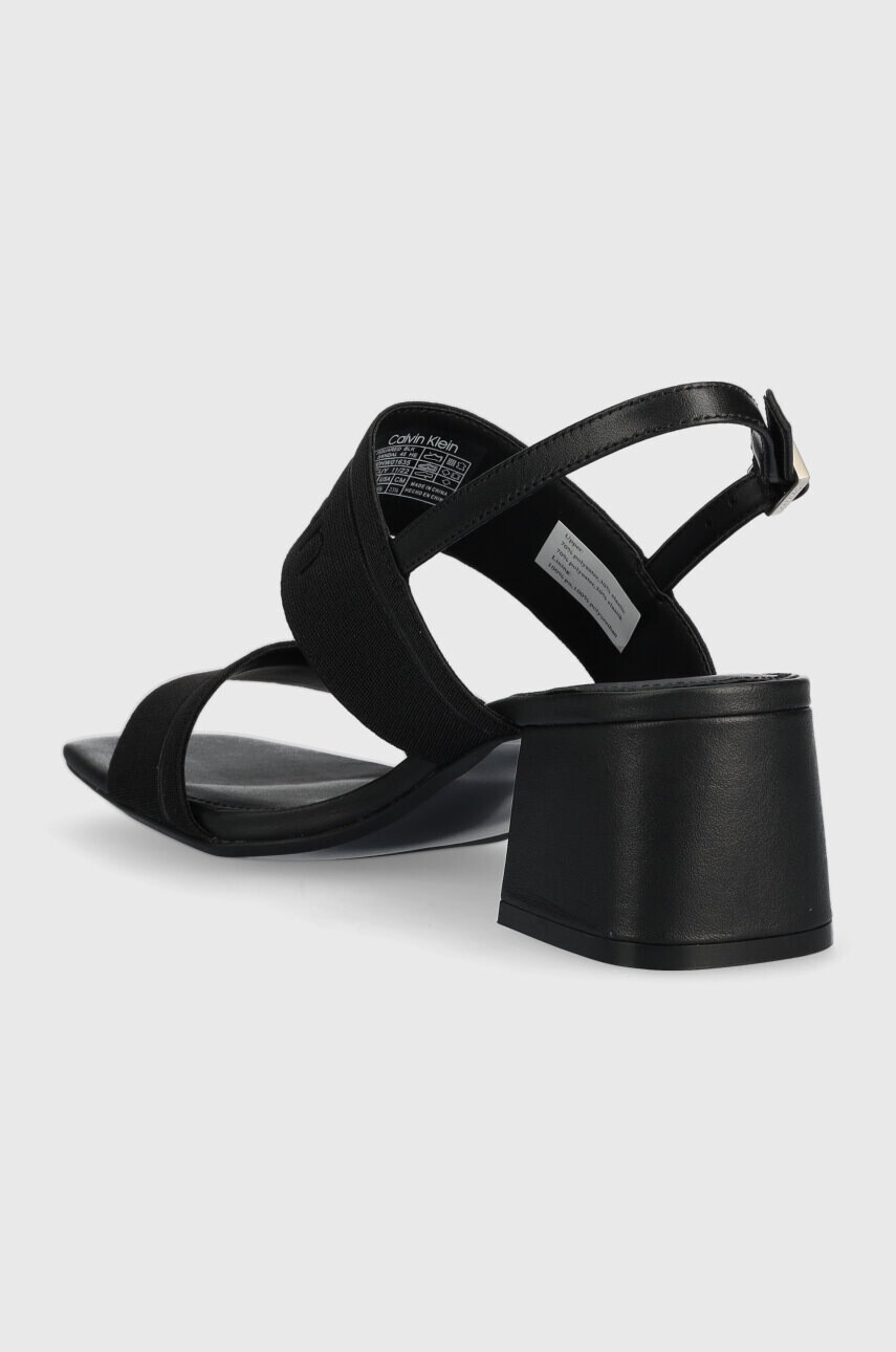 Calvin Klein Сандали SQUARED BLK HL SANDAL 45 HE в черно HW0HW01635 - Pepit.bg
