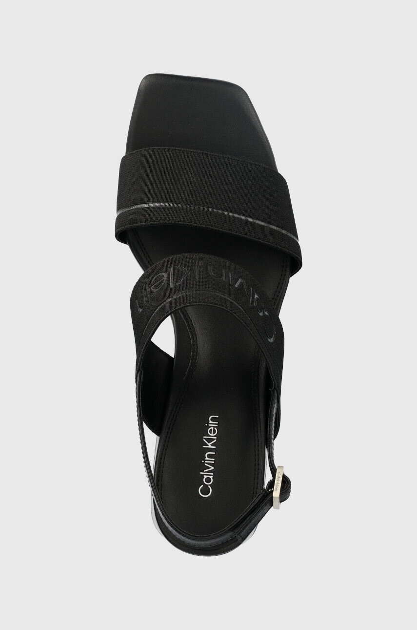 Calvin Klein Сандали SQUARED BLK HL SANDAL 45 HE в черно HW0HW01635 - Pepit.bg