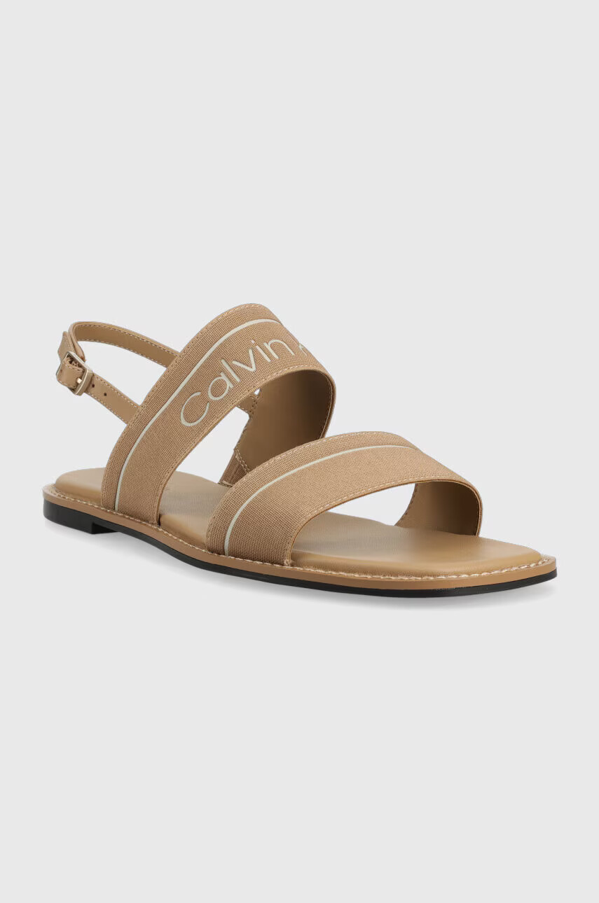 Calvin Klein Сандали SQUARED SANDAL HE в бежово HW0HW01496 - Pepit.bg