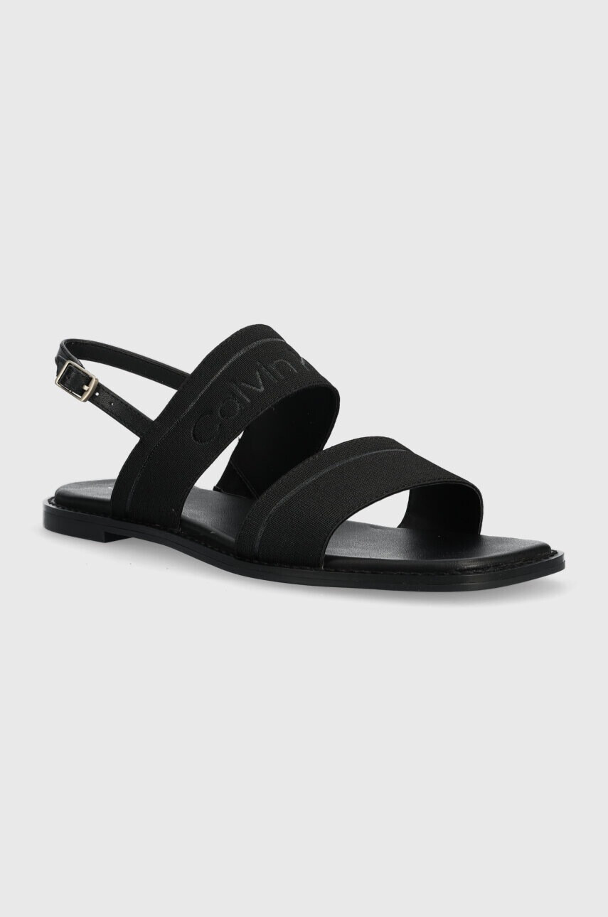 Calvin Klein Сандали SQUARED SANDAL HE в черно HW0HW01496 - Pepit.bg