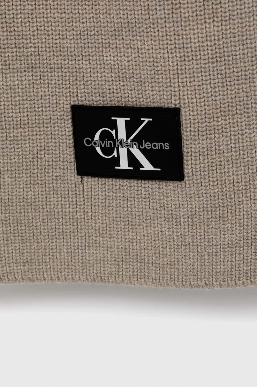 Calvin Klein Шал с вълна - Pepit.bg