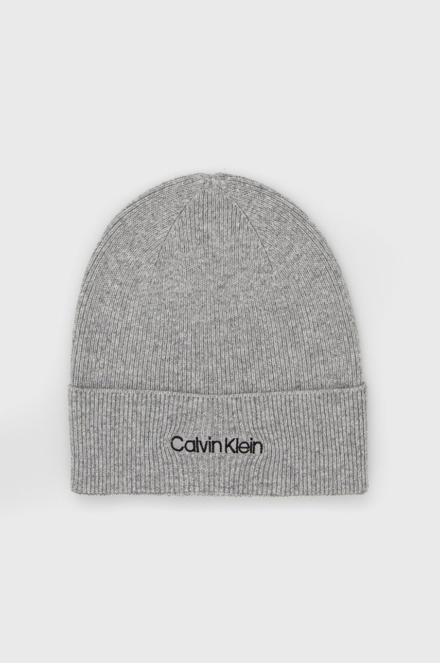 Calvin Klein Шапка с вълна - Pepit.bg
