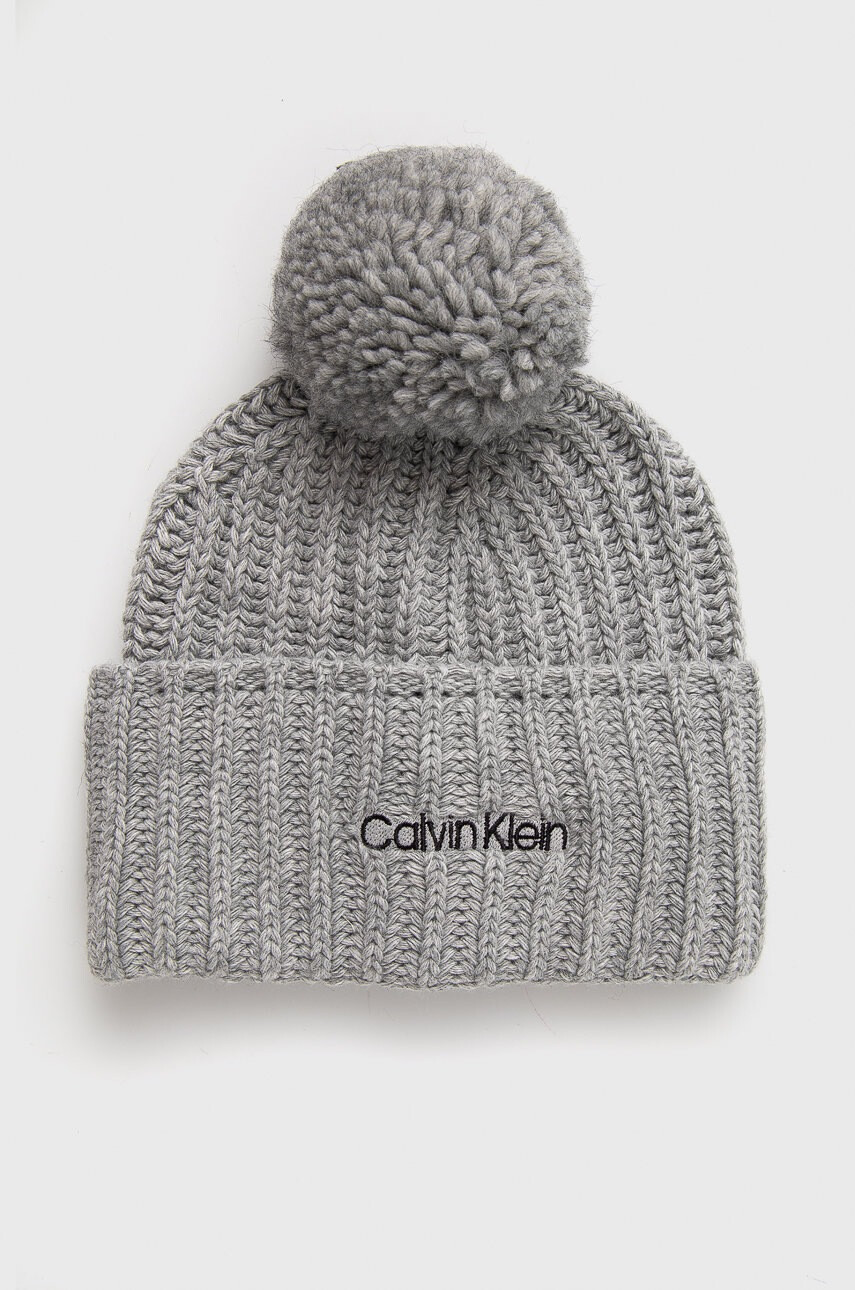 Calvin Klein Шапка с вълна - Pepit.bg