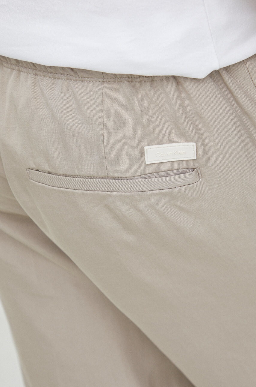 Calvin Klein Спортен панталон с лен - Pepit.bg