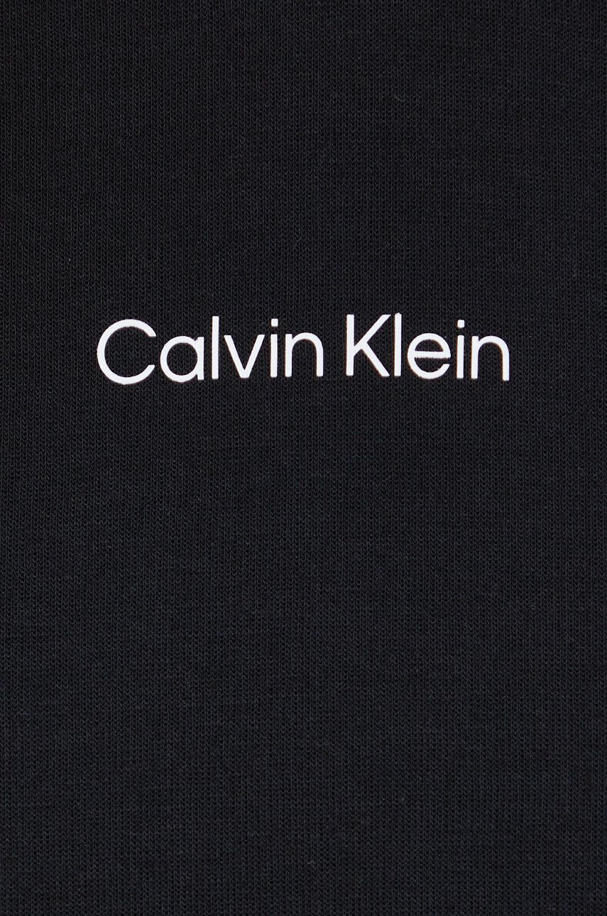 Calvin Klein Суичър в черно с принт - Pepit.bg