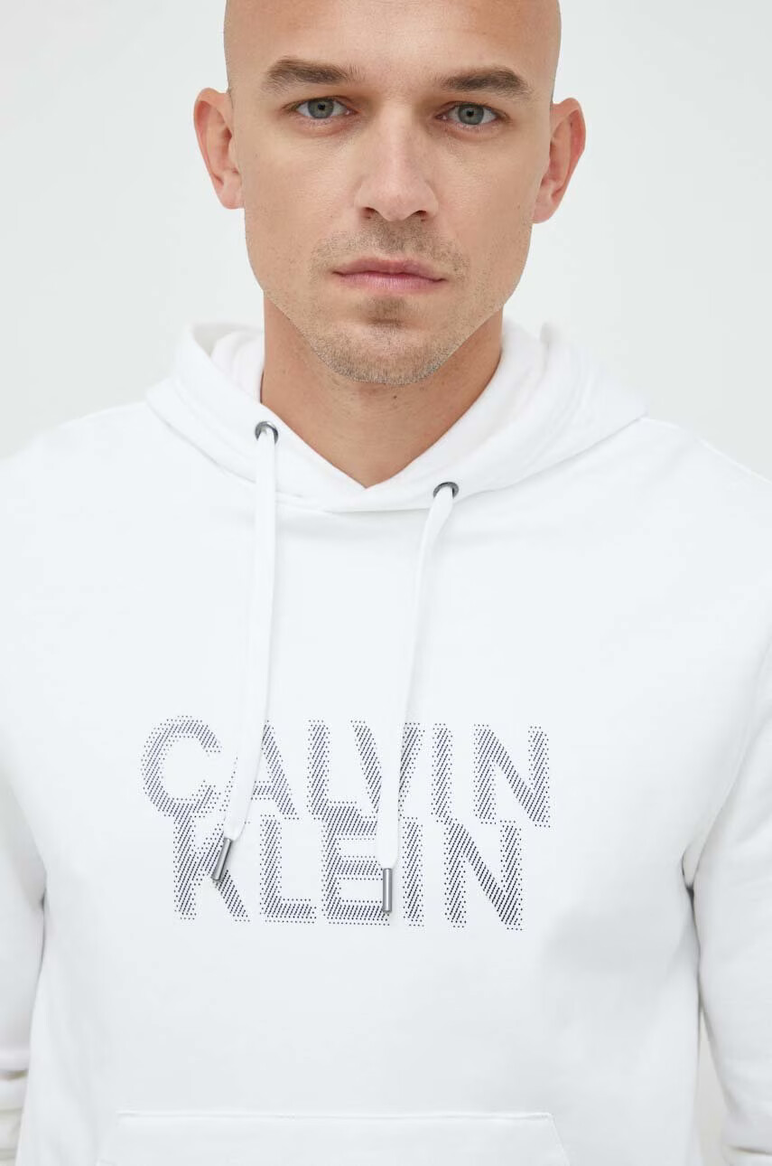 Calvin Klein Суичър в бяло с изчистен дизайн - Pepit.bg