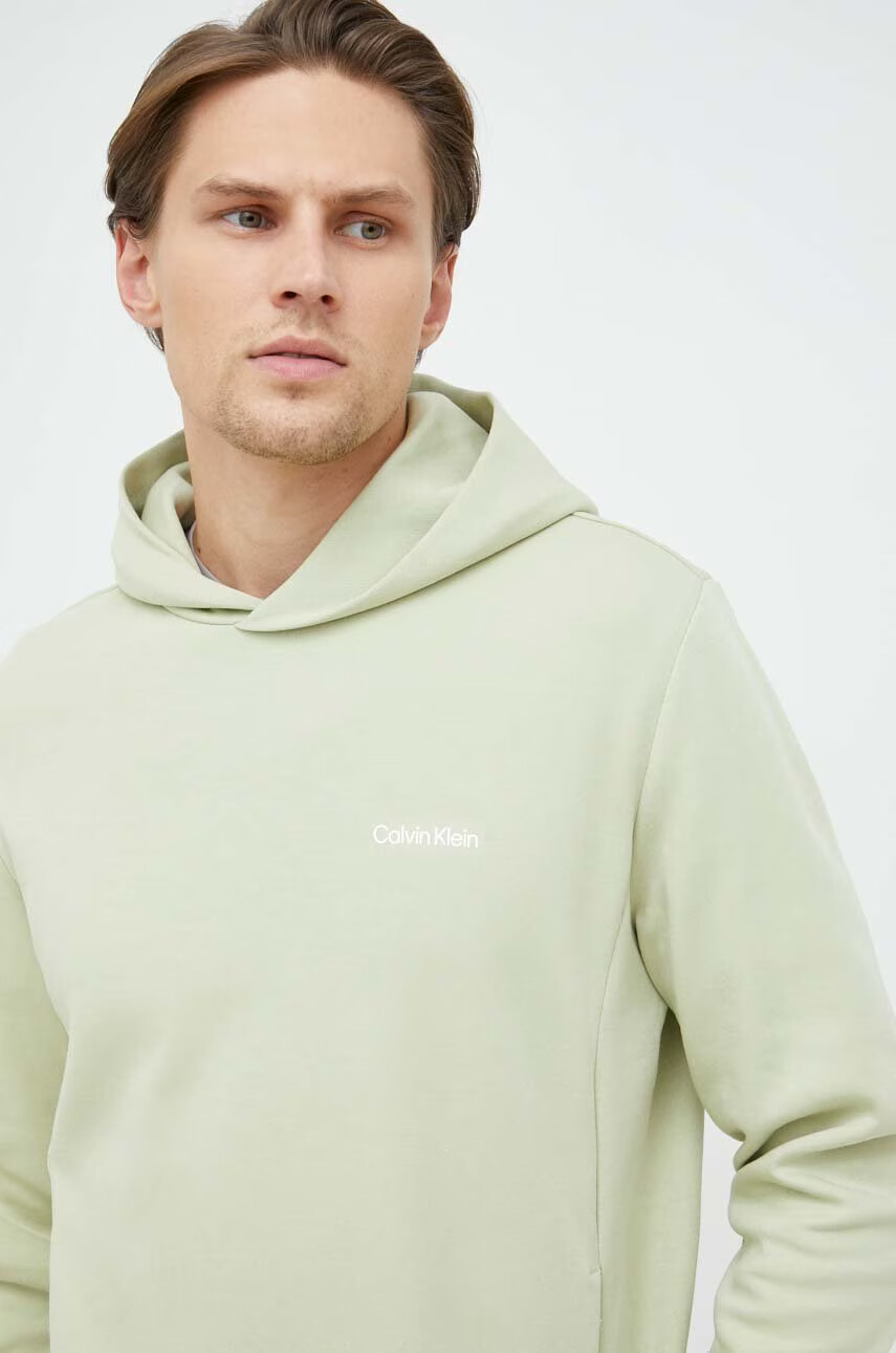 Calvin Klein Суичър в черно с качулка с апликация - Pepit.bg