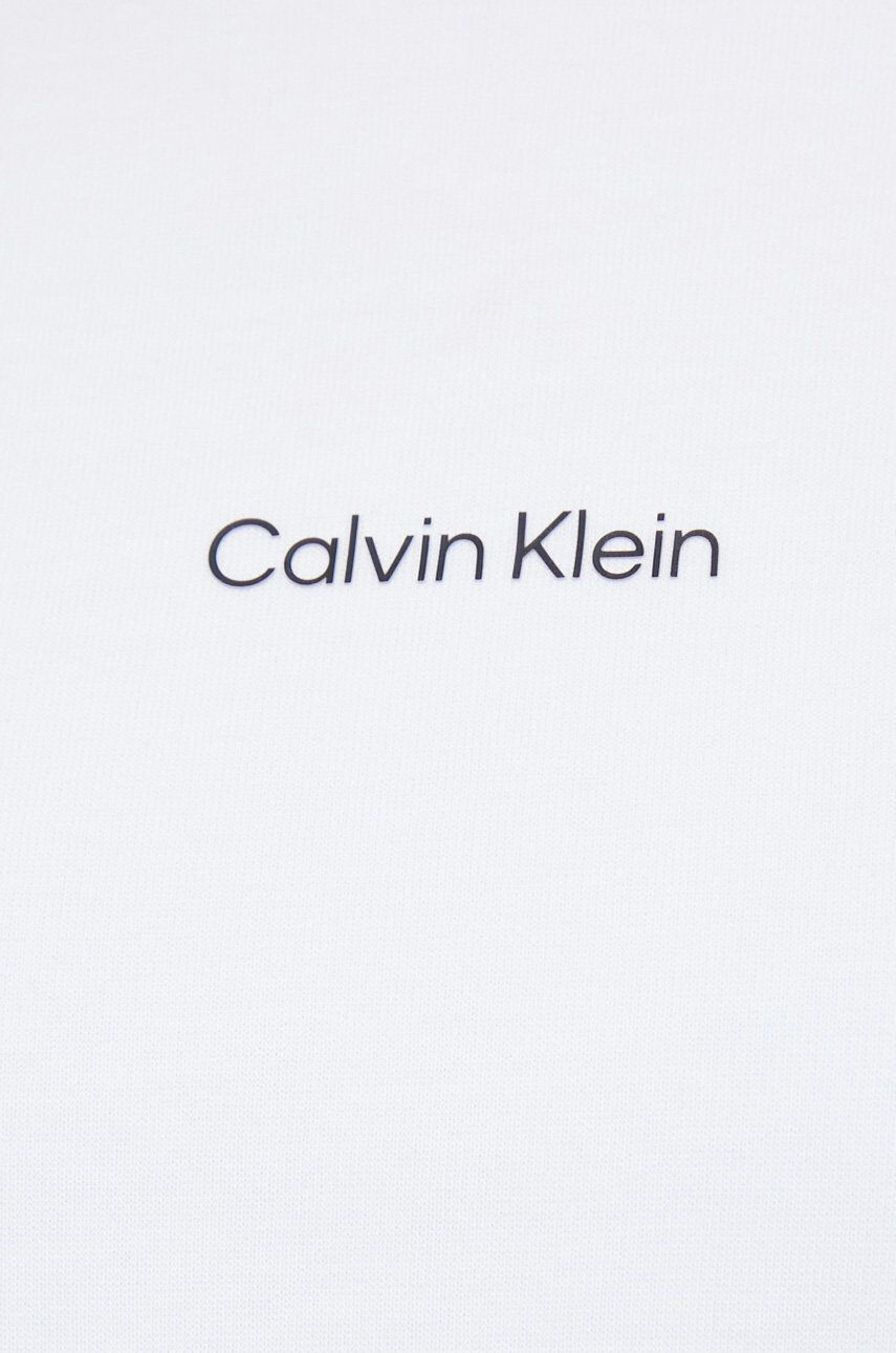 Calvin Klein Суичър в бяло с изчистен дизайн - Pepit.bg