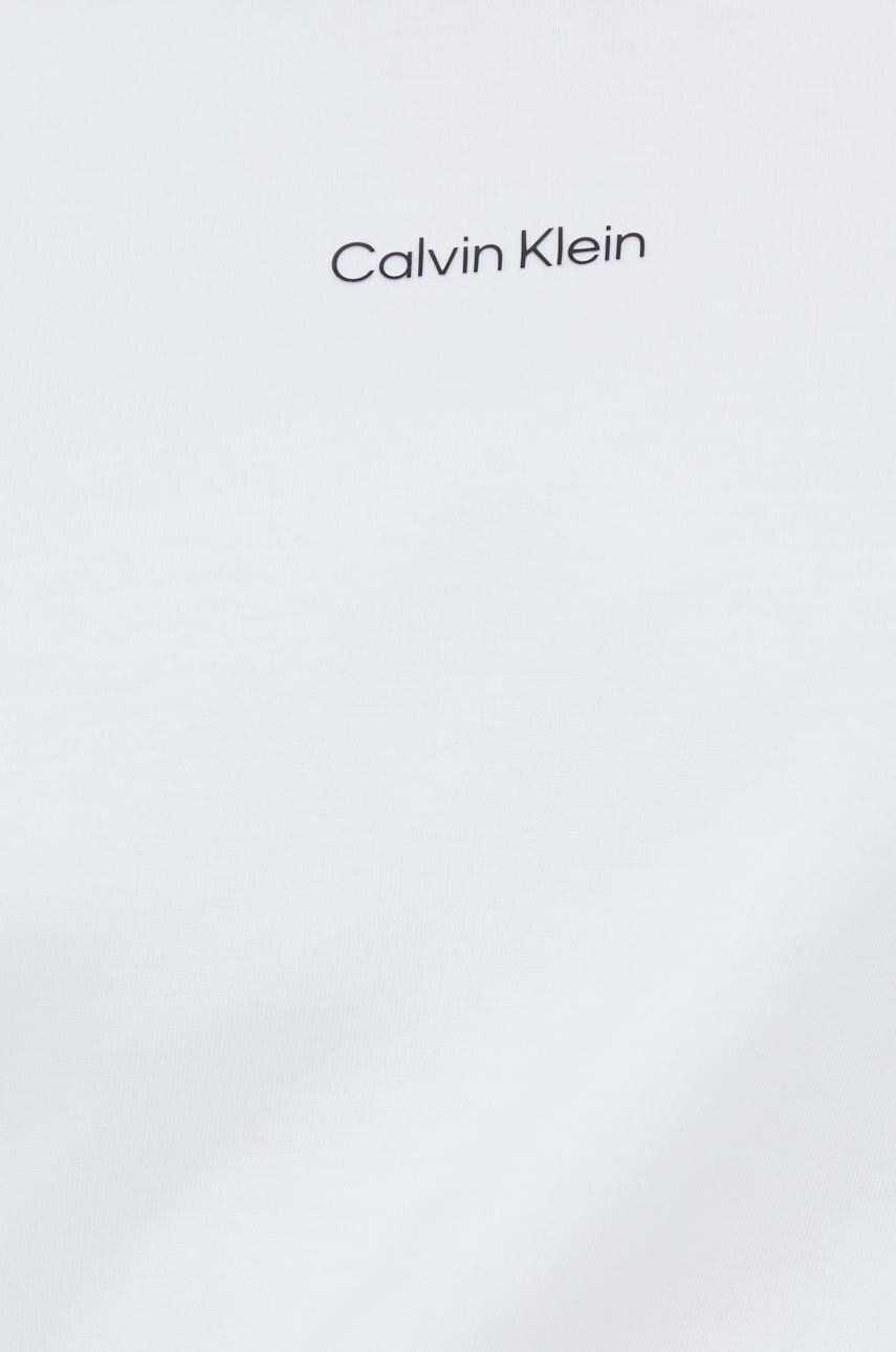 Calvin Klein Суичър в бяло с изчистен дизайн - Pepit.bg