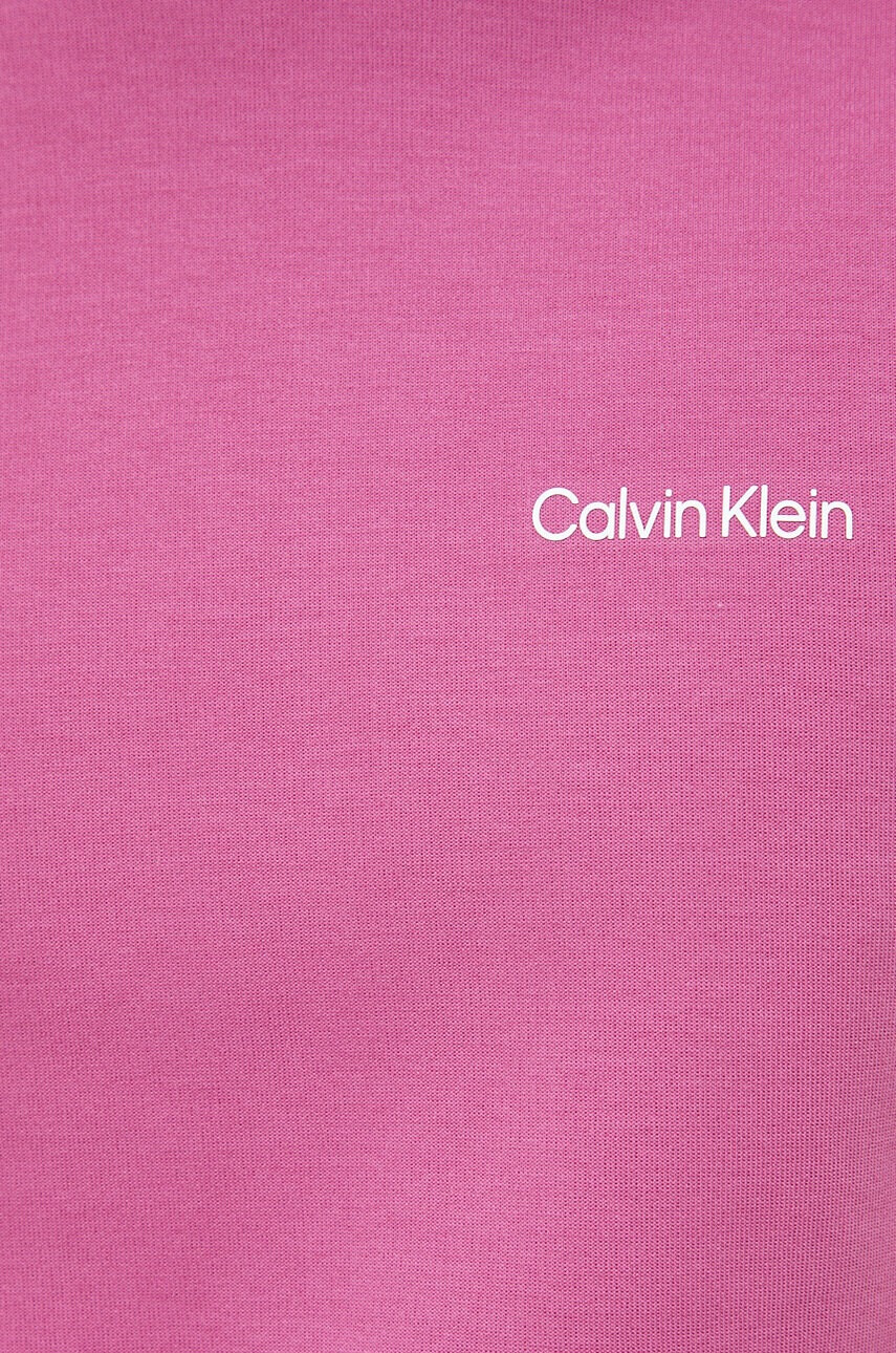Calvin Klein Суичър в лилаво с изчистен дизайн - Pepit.bg