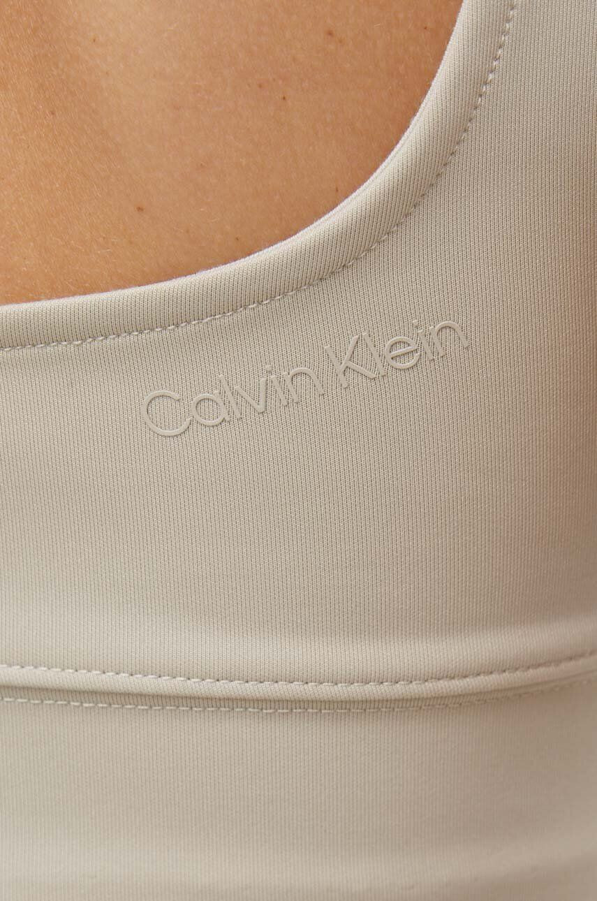 Calvin Klein Сутиен в бежово с изчистен дизайн - Pepit.bg