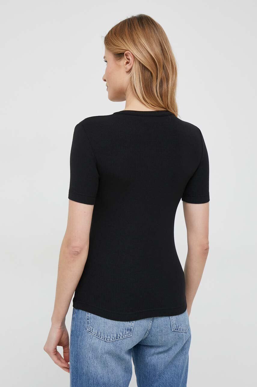 Calvin Klein Тениска в черно - Pepit.bg