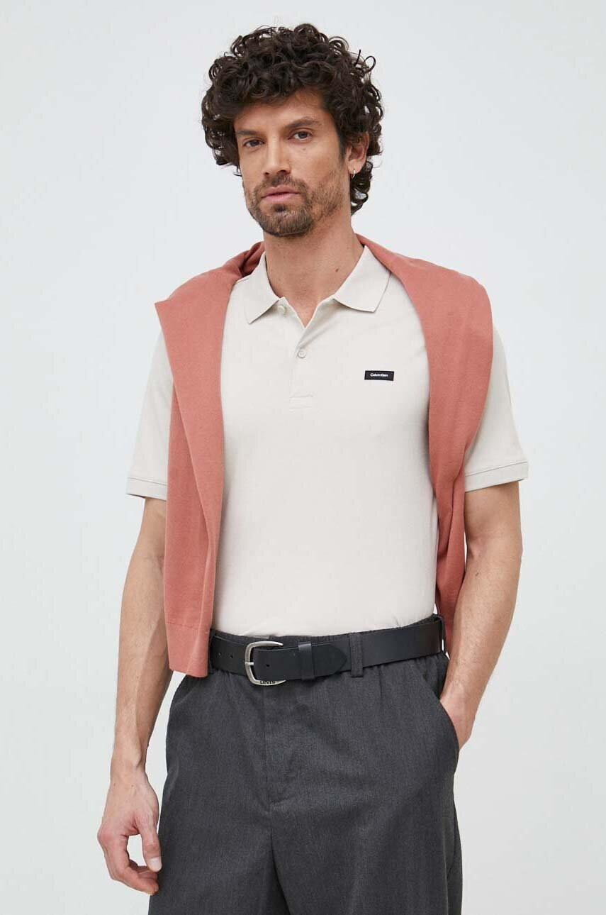 Calvin Klein Тениска с яка - Pepit.bg