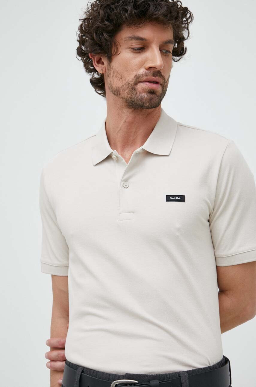 Calvin Klein Тениска с яка - Pepit.bg