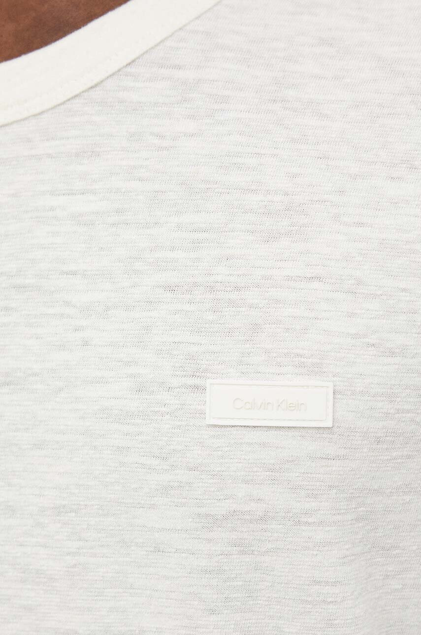Calvin Klein Тениска с лен - Pepit.bg