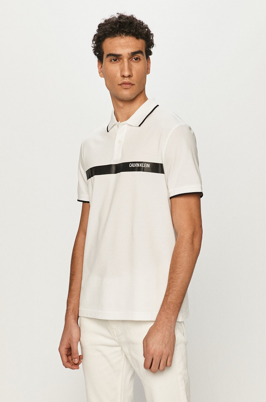 Calvin Klein Тениска с яка - Pepit.bg