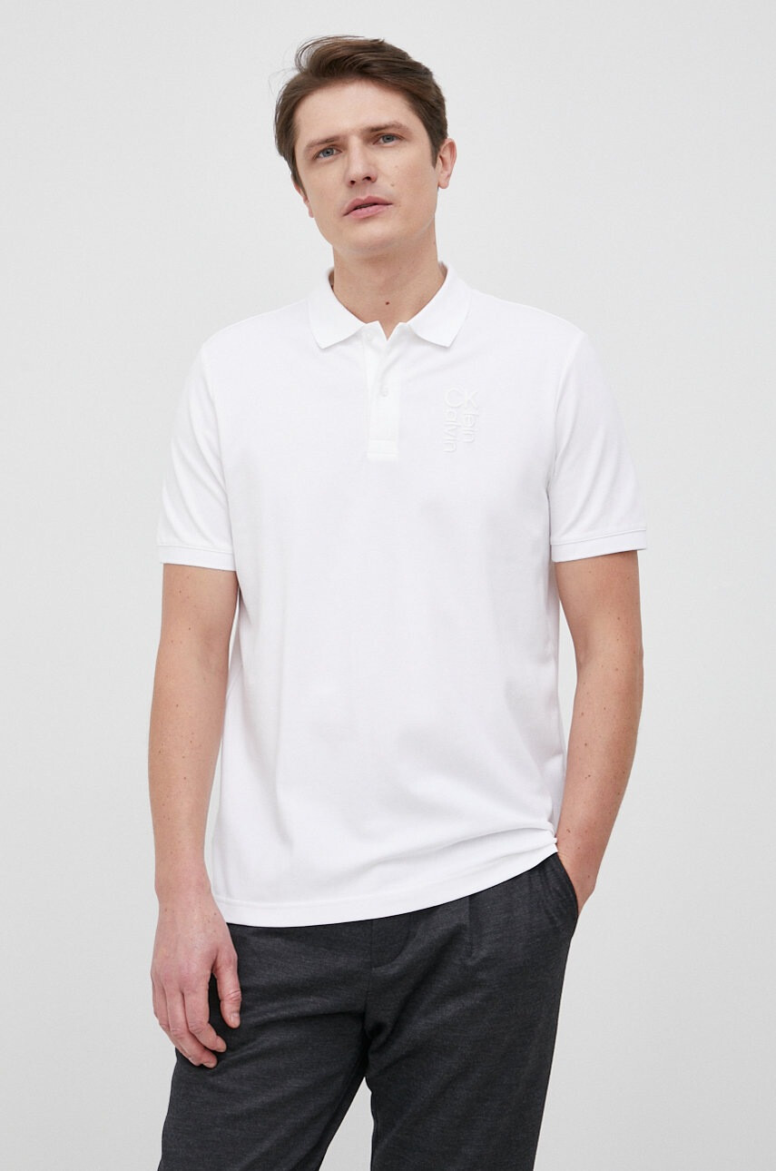 Calvin Klein Тениска с яка - Pepit.bg