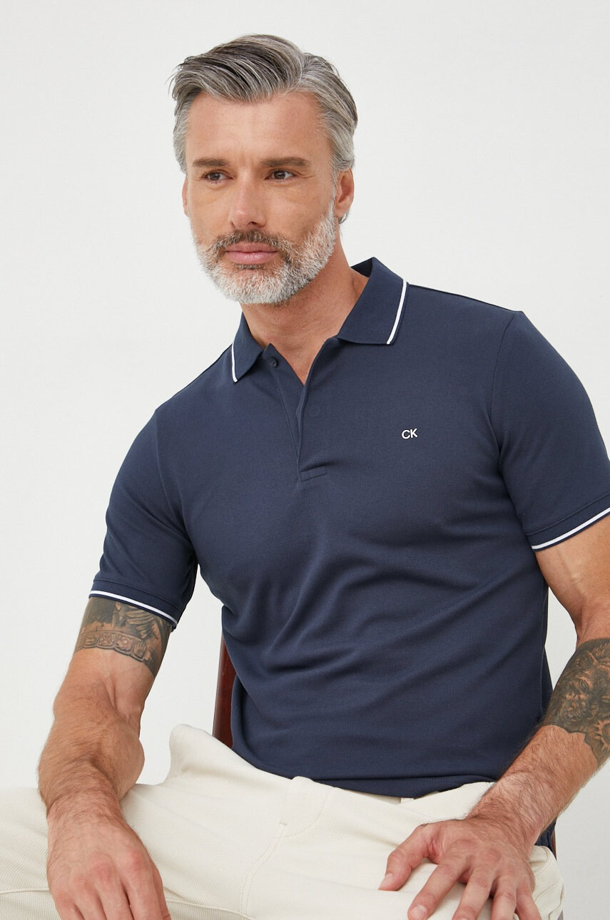 Calvin Klein Тениска с яка - Pepit.bg
