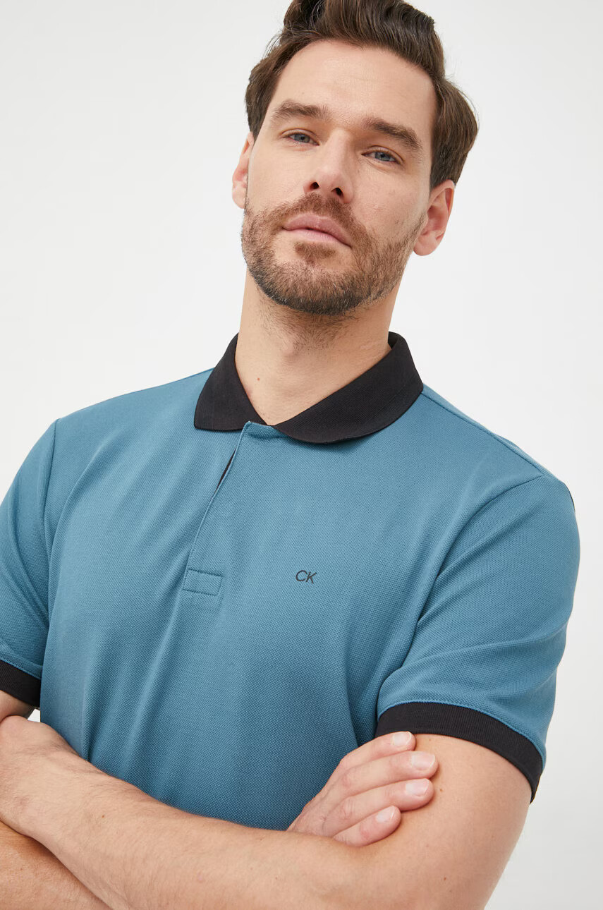 Calvin Klein Тениска с яка - Pepit.bg