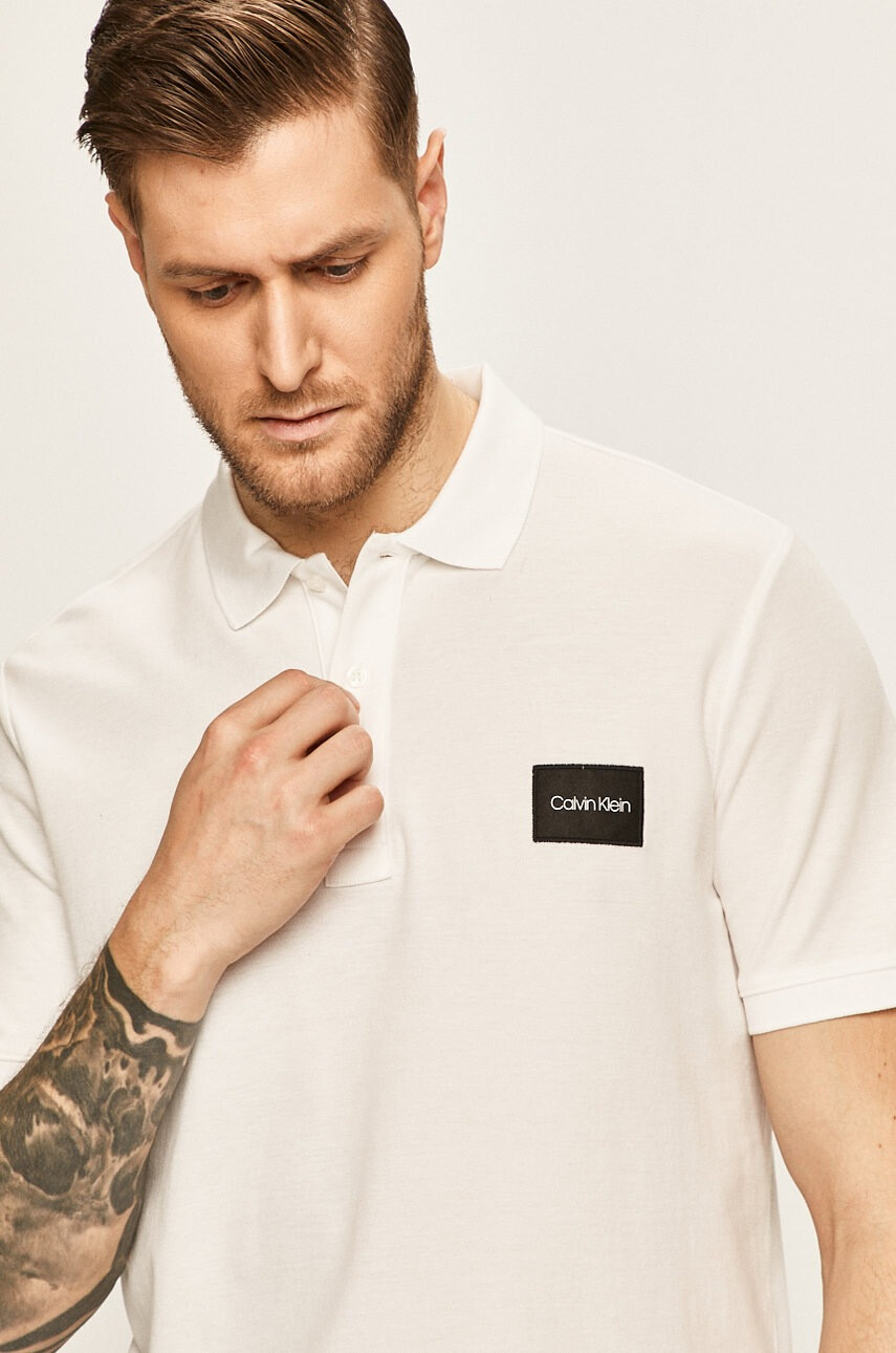 Calvin Klein Тениска с яка - Pepit.bg