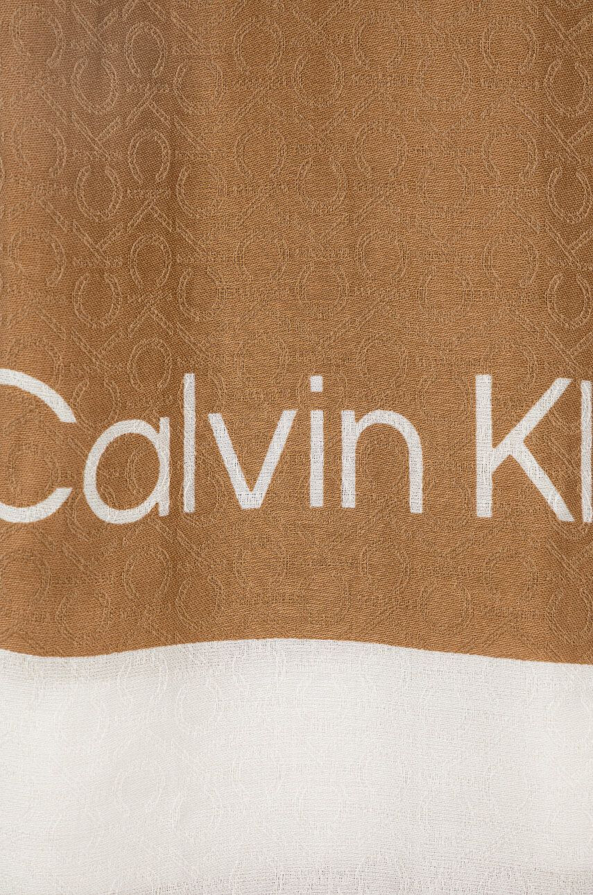 Calvin Klein Тънък шал - Pepit.bg