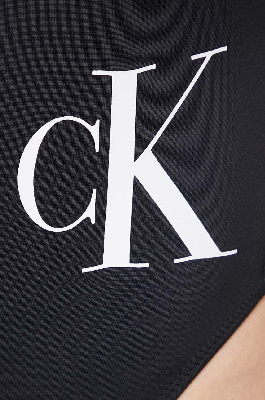 Calvin Klein Цял бански в черно с мека чашка - Pepit.bg