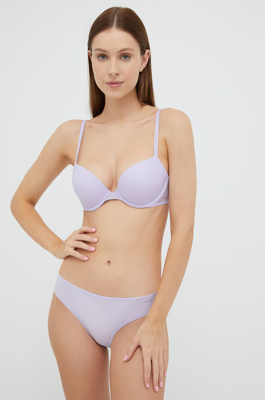 Calvin Klein Underwear Бикини в лилаво - Pepit.bg