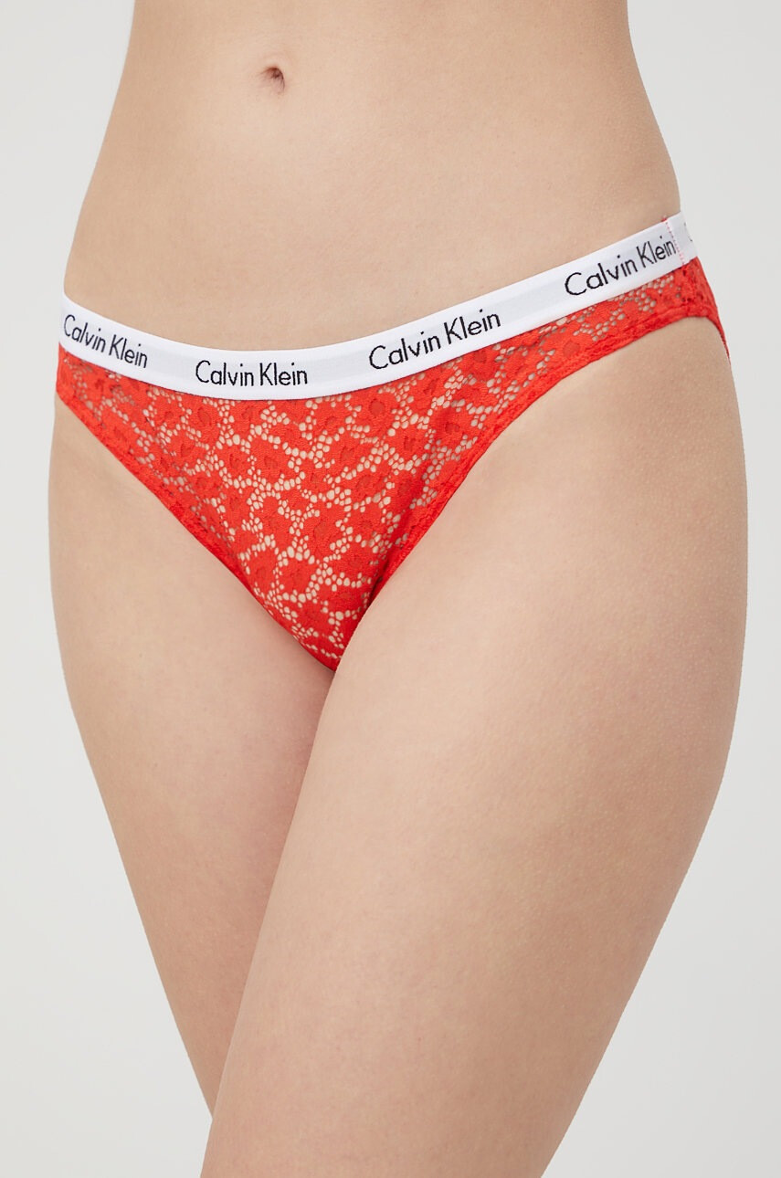 Calvin Klein Underwear Бикини в червено - Pepit.bg