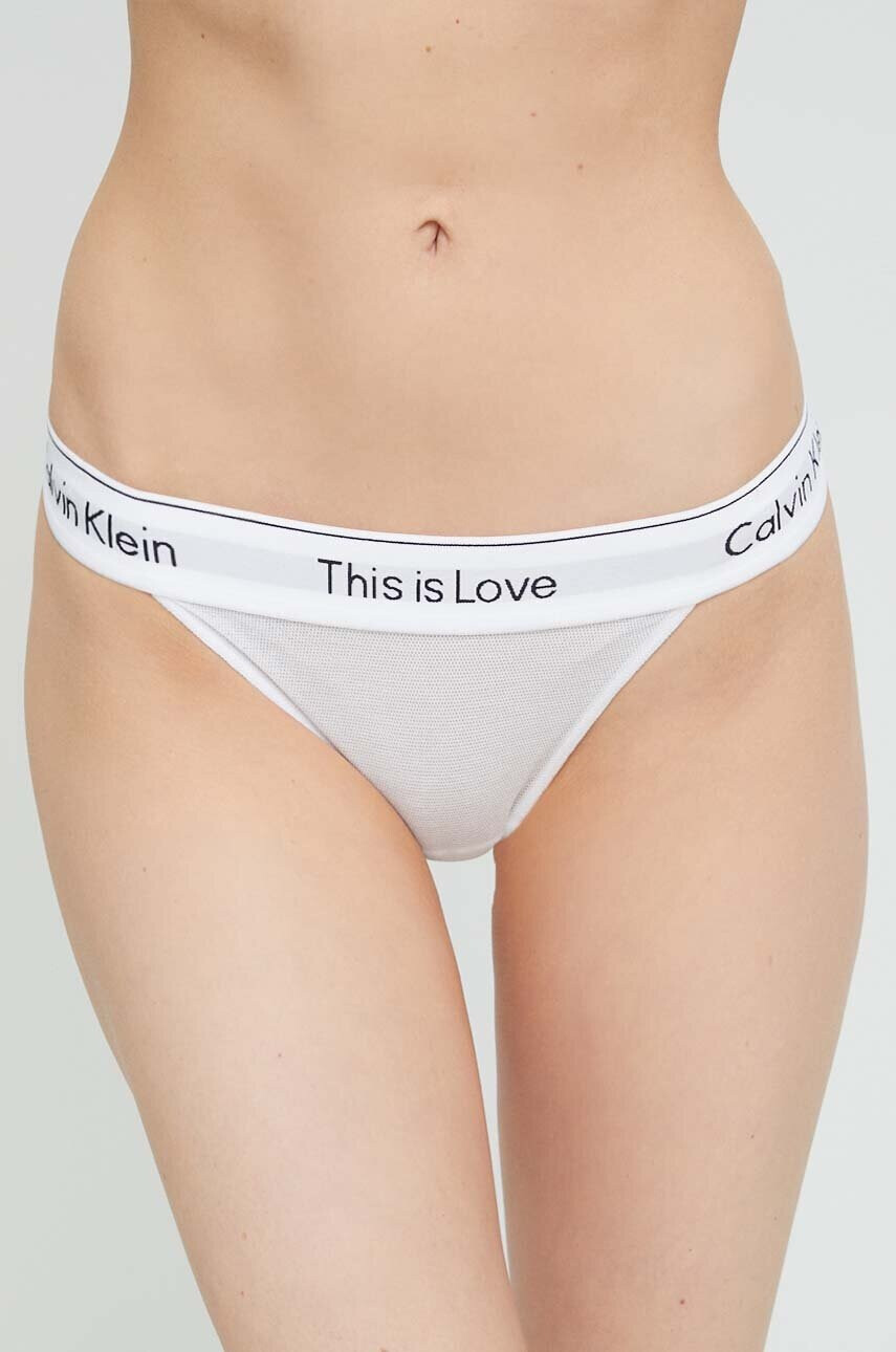 Calvin Klein Underwear Бикини в бяло - Pepit.bg