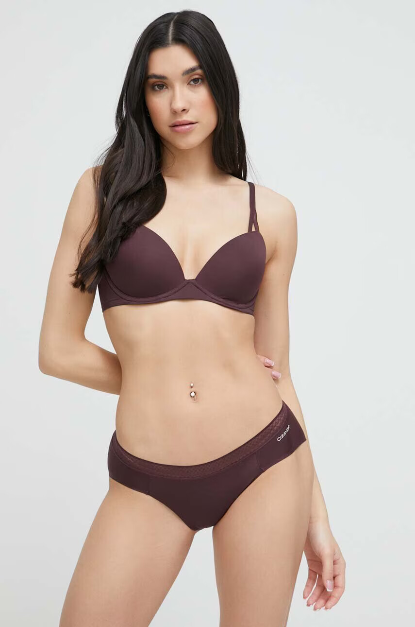 Calvin Klein Underwear Бикини в лилаво - Pepit.bg