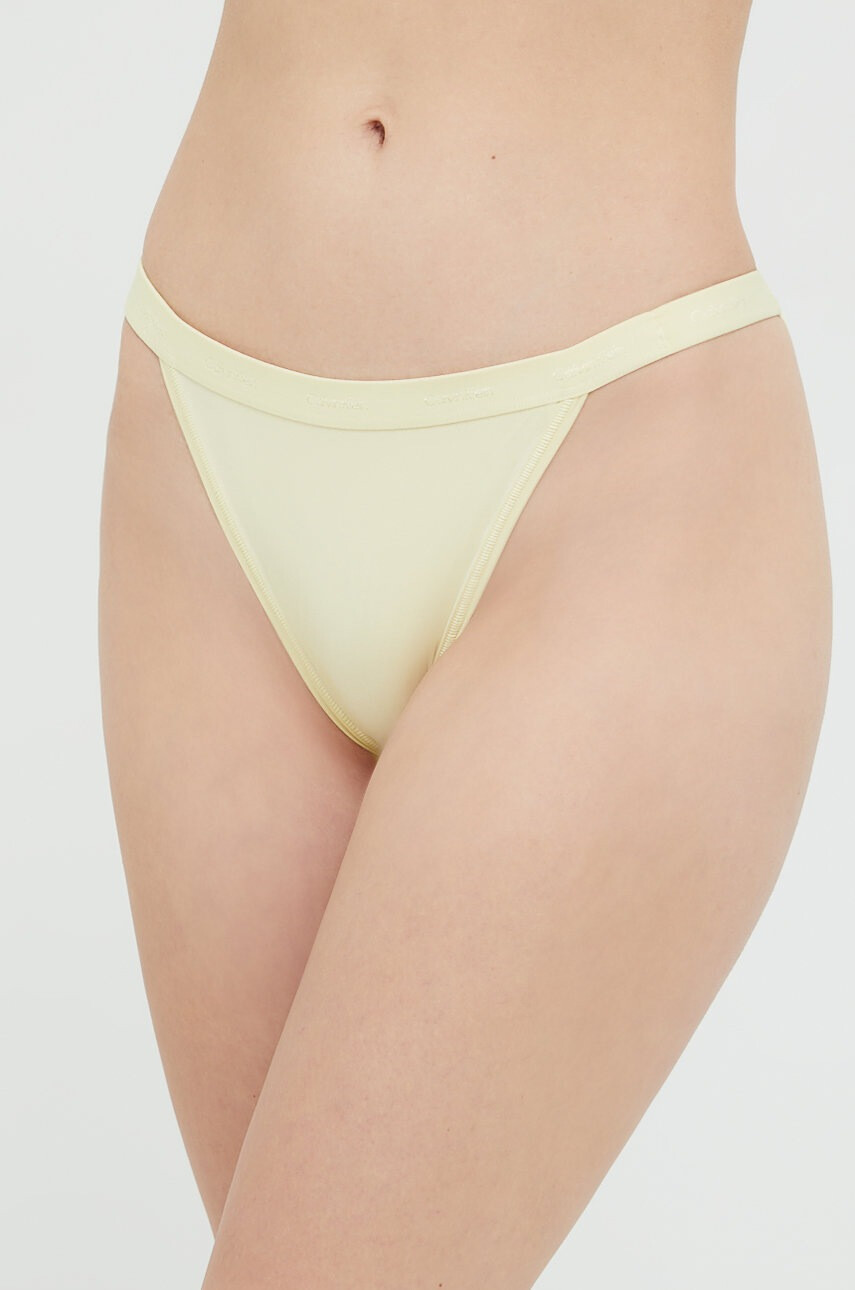 Calvin Klein Underwear Бикини в жълто - Pepit.bg