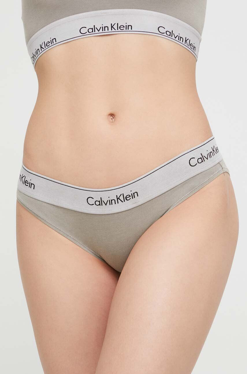 Calvin Klein Underwear Бикини в сиво - Pepit.bg