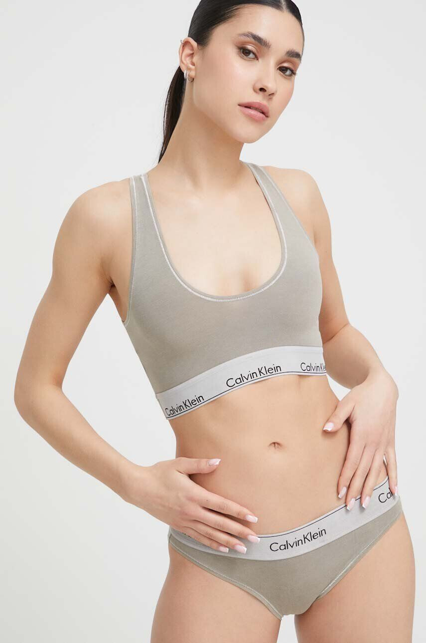 Calvin Klein Underwear Бикини в сиво - Pepit.bg